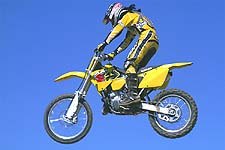 Even Mark "Kato" Kariya felt comfortable in the air aboard Suzuki's new RM