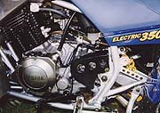 The heart of the beast: a potent 350cc four-stroke 