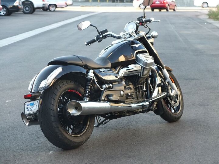 Moto Guzzi California 1400 Custom Rear View - Motorcycle .com