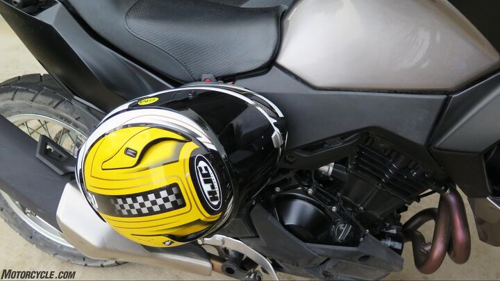 motorcycle helmet lock