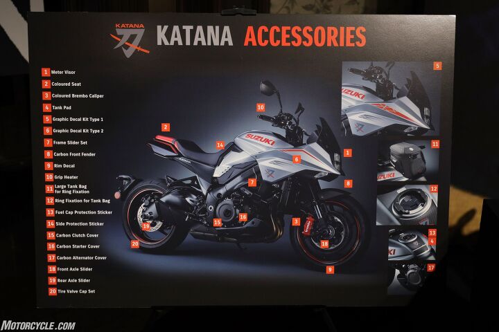 suzuki katana 2019 accessories