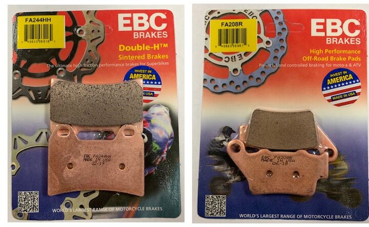 2019 KTM 790 Duke EBC brake pads