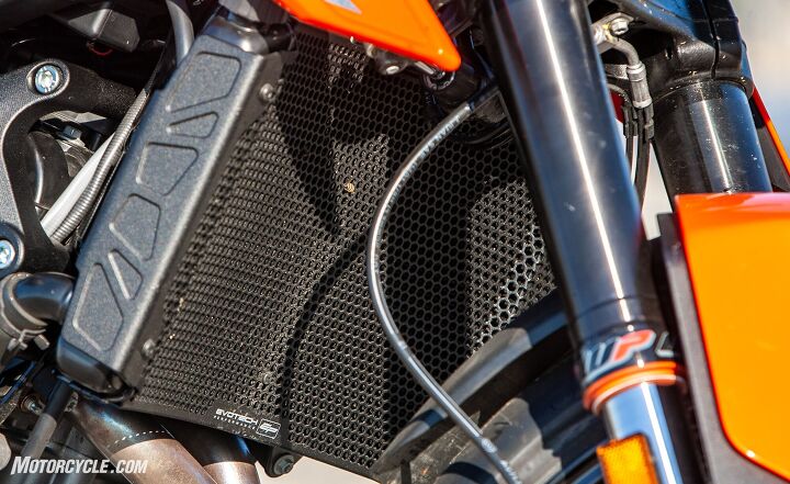 2019 KTM 790 Duke Evotech radiator cover