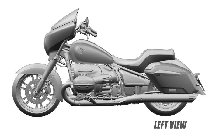 2021 bmw r18 cruiser and bagger designs leak - motorcycle