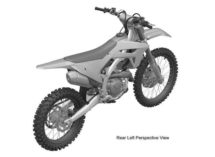 2021 honda crf450r design filings  motorcycle