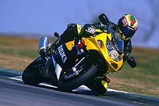 Suzuki's new-for-2001 GSX-R600 aims to set new standards in World Supersport with a class-leading motor and chassis. 