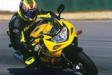 Despite the mid-corner bumps at Road Atlanta, the new GSX-R's chassis remained settled even at triple digit speeds.