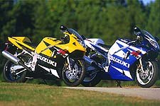 Suzuki's redesign for the 2001 creates a serious contender for Yamaha's YZF-R6. 